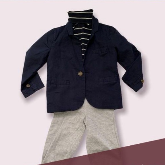 TOMMY BAHAMAS | 2T Linen & Cotton Navy Blazer - Picture 5 of 8